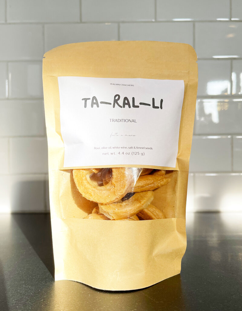 Ta-ral-li Ta-ral-li Traditional Taralli