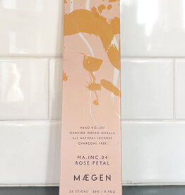 Mægen Maegan Genuine Indian Masala Incense Sticks - Rose Petal
