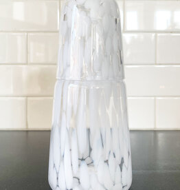 Abbott White Dots Bedside Carafe & Cup Set