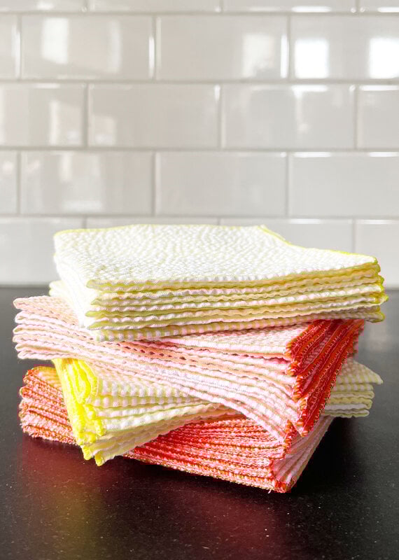 Seersucker Cocktail Napkin