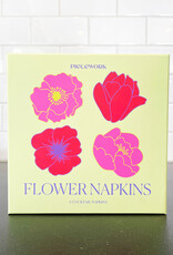 Piecework Puzzles Piecework Puzzles Flower Cocktail Napkins