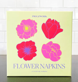 Piecework Puzzles Piecework Puzzles Flower Cocktail Napkins