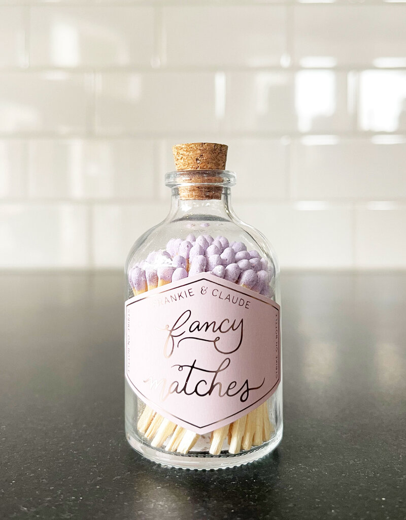 Frankie & Claude Mini Lavender Match Jar