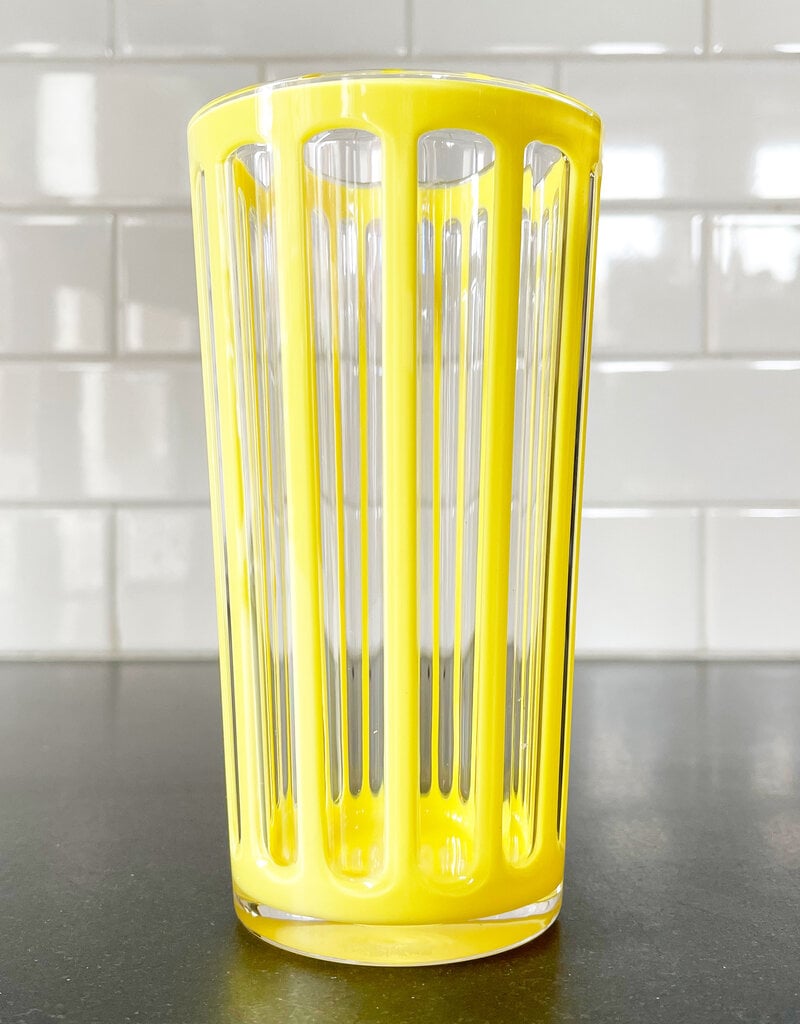 tag Acrylic Yellow Collins Glass