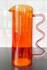 Core Home Red Squiggle Pitcher