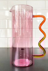 Core Home Pink Squiggle Pitcher