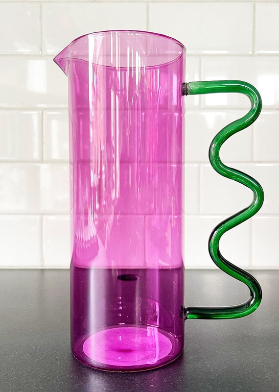 Core Home Lavender Squiggle Pitcher
