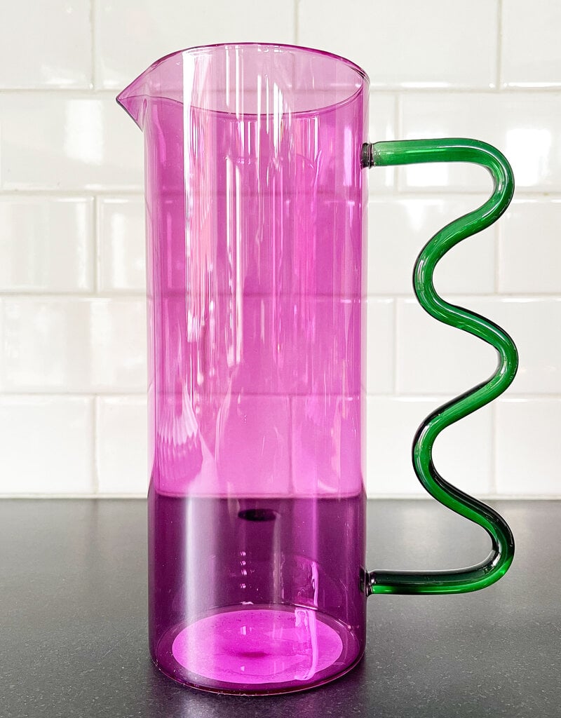 Core Home Lavender Squiggle Pitcher