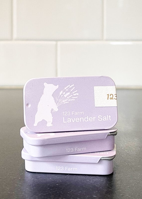 123 Farm 123 Farm Lavender Sea Salt Tin