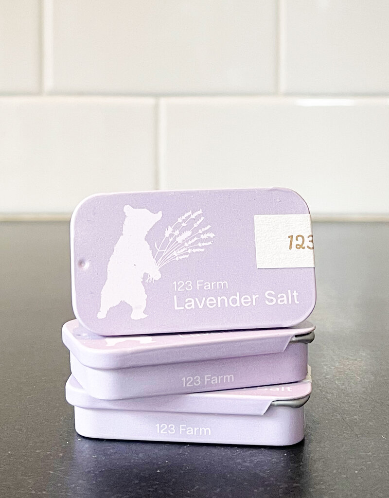 123 Farm 123 Farm Lavender Sea Salt Tin