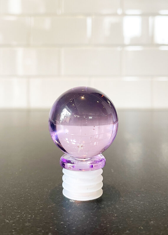 Here's How Lilac Bottle Stopper