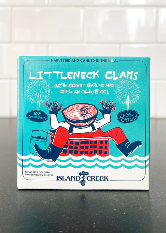 Island Creek Island Creek Littleneck Clams with Chili & Confit Garlic