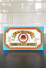 Portugalia Imports La Rose  Sardines in Olive Oil with Pickles