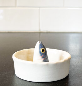 PetitFelts PetitFelts Porcelain Sardine Bowl - Head