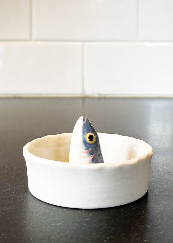 PetitFelts PetitFelts Porcelain Sardine Bowl - Head