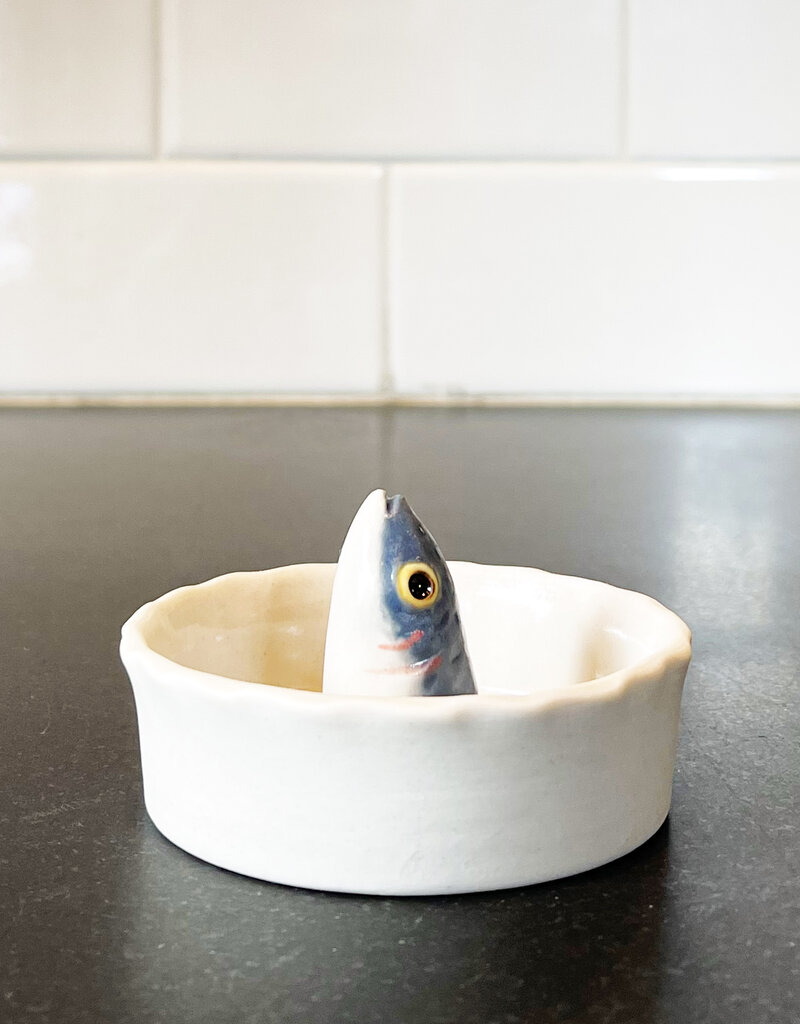 PetitFelts PetitFelts Porcelain Sardine Bowl - Head