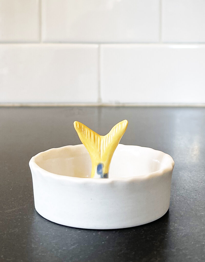 PetitFelts PetitFelts Porcelain Sardine Bowl - Tail