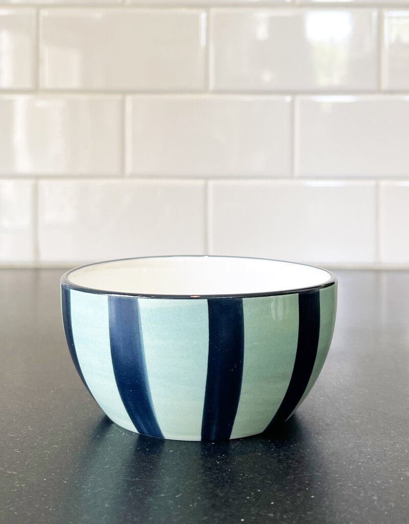 Here's How Ceramic Striped Dipping Bowl