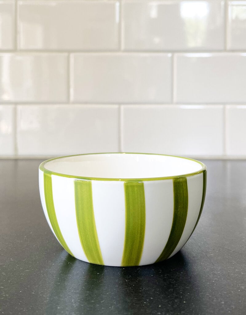 Here's How Ceramic Striped Dipping Bowl