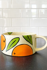 Co. House Designs Glazed Gazpacho Mug - Orange
