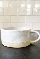 Co. House Designs Glazed Gazpacho Mug - White