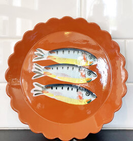 Co. House Designs Scalloped Edge Fish Dish