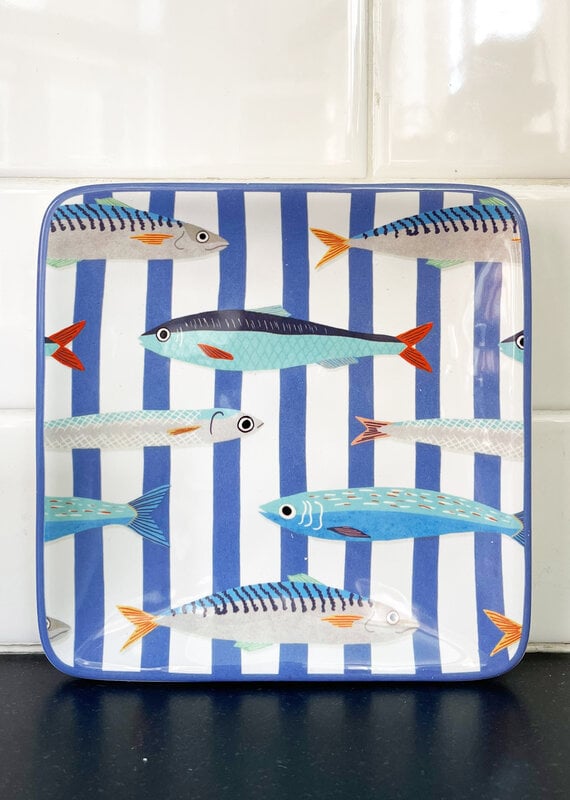 Certified International Something Fishy Canape Plate