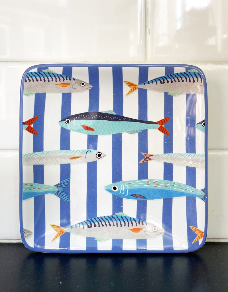 Certified International Something Fishy Canape Plate