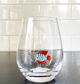 Abbott Fish Stemless Wine Glass