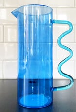 Core Home Blue Squiggle Pitcher