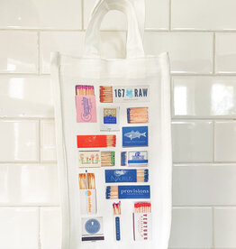 Nantucket Matches Wine Bag