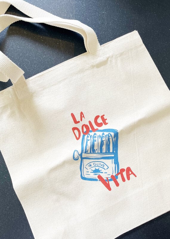 Boheme Bliss La Dolce Vita Sardines  Tote