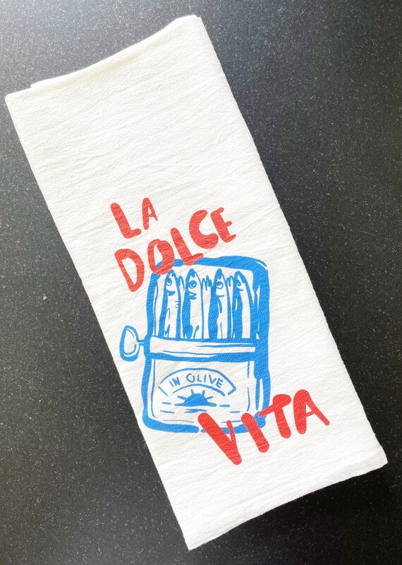 Boheme Bliss La Dolce Vita Sardines Towel