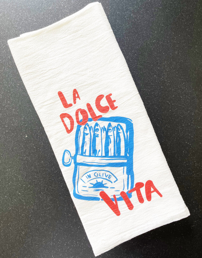Boheme Bliss La Dolce Vita Sardines Towel