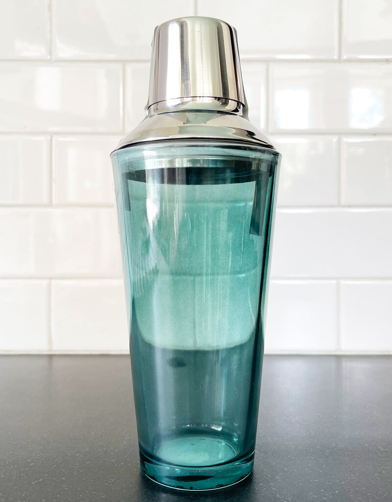 Core Home Green Glass Cocktail Shaker