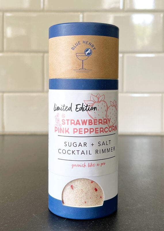 BlueHenry BlueHenry Strawberry Peppercorn Rimming Sugar & Salt