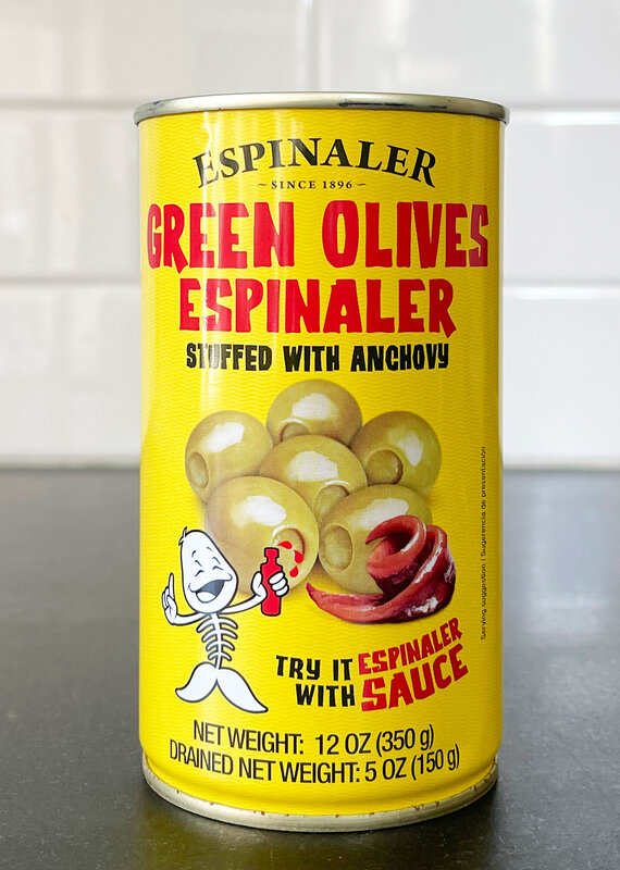 Espinaler Sauce Olives Stuffed with Anchovy