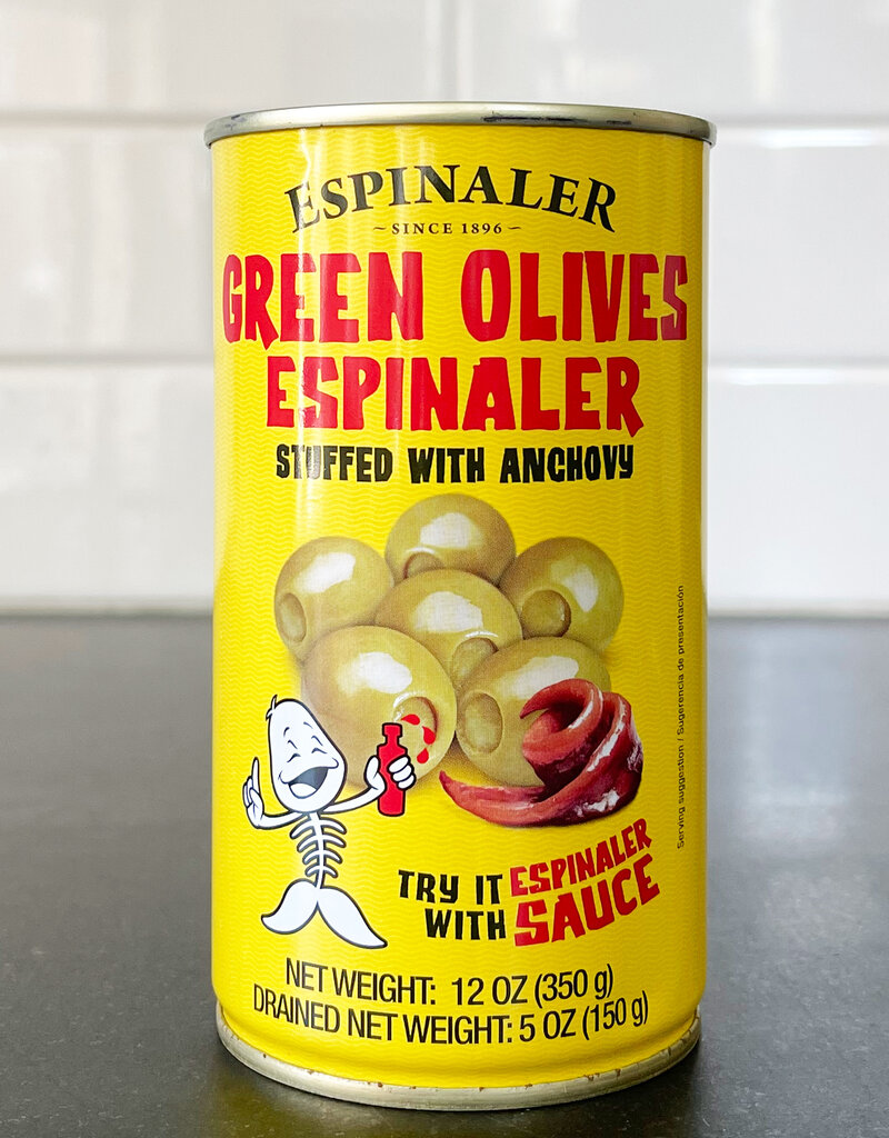 Espinaler Sauce Olives Stuffed with Anchovy