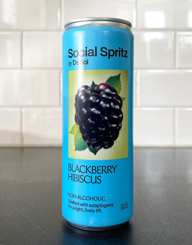De Soi Social Spritz Blackberry Hibiscus