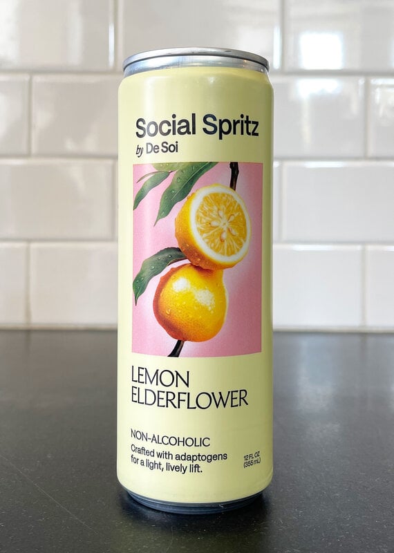 De Soi Social Spritz Lemon Elderflower