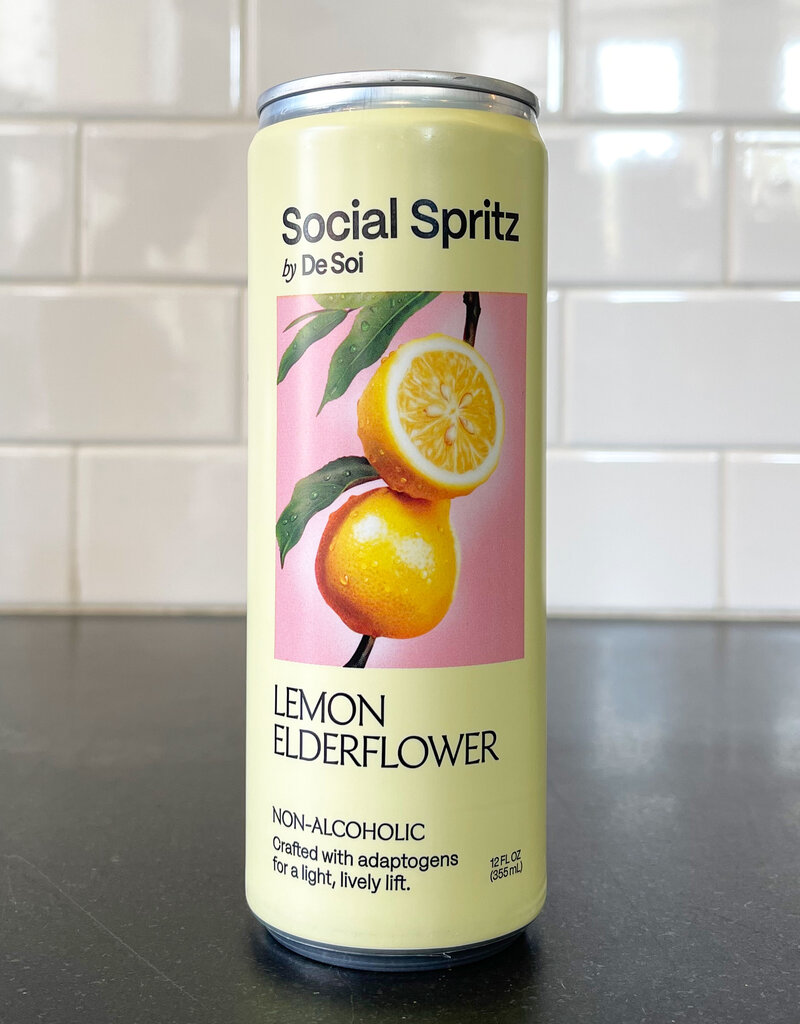 De Soi Social Spritz Lemon Elderflower