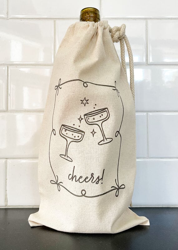 Boheme Bliss Champagne Cheers Wine Bag