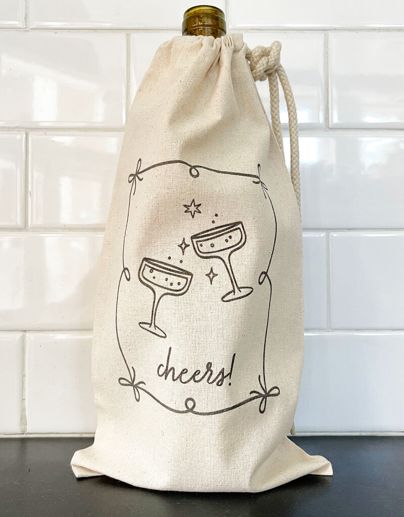 Boheme Bliss Champagne Cheers Wine Bag