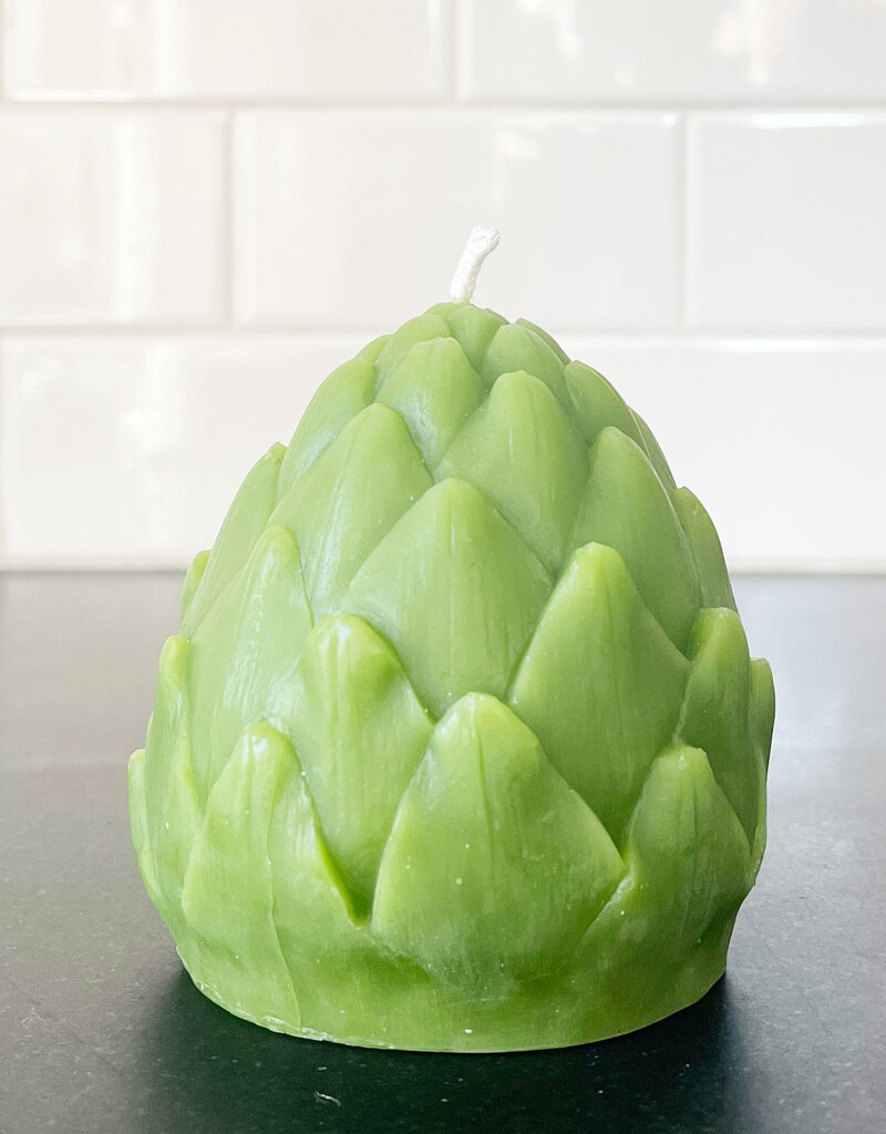 Artifaqt Artifaqt Green Artichoke Beeswax Candle