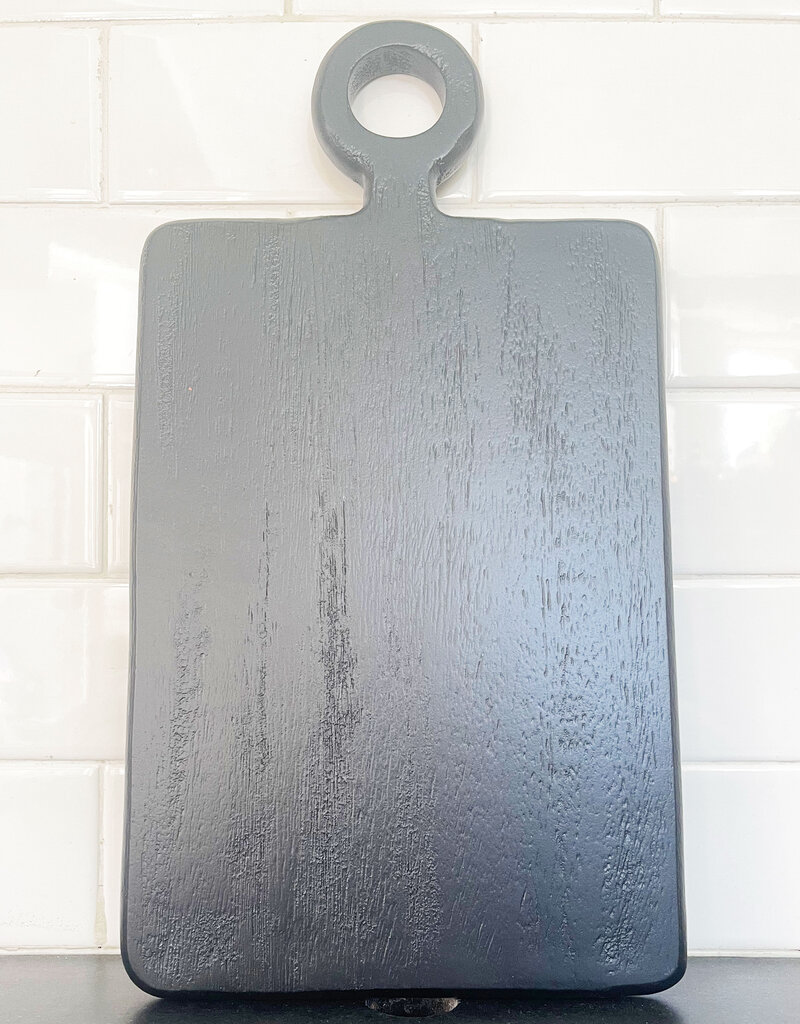 Black Charcuterie Board with Loop Handle
