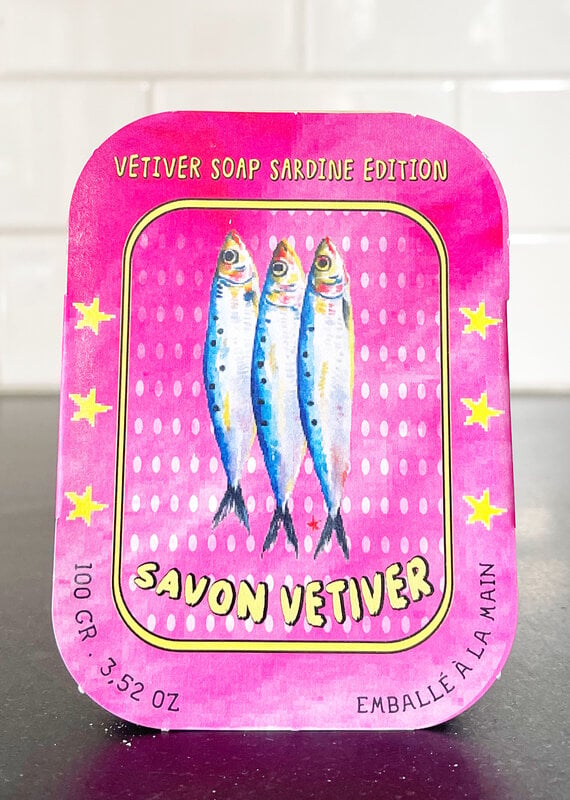 French Sardine Soap - Vétiver