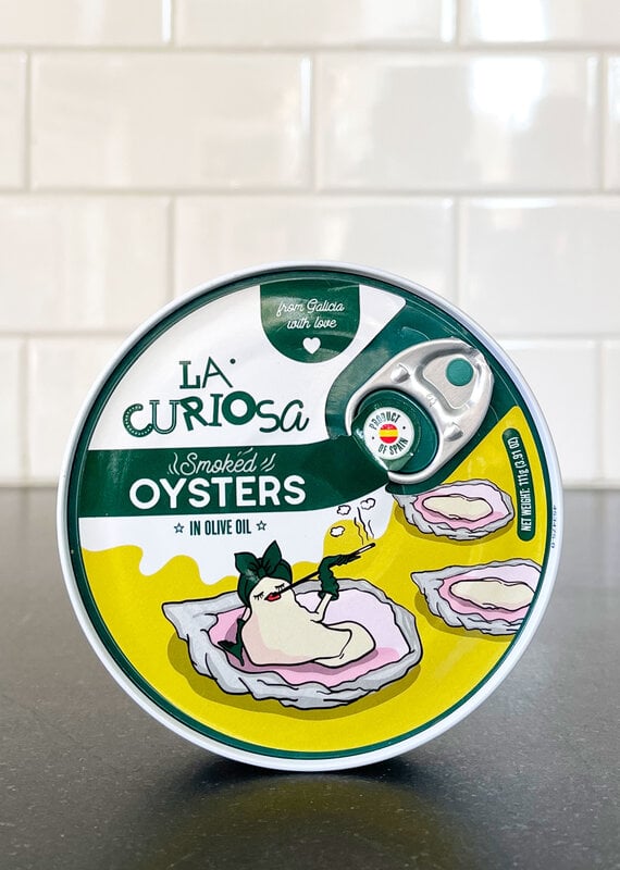 FishNook Tinned Seafood Co. La Curiosa Lightly Smoked Oysters in Olive Oil