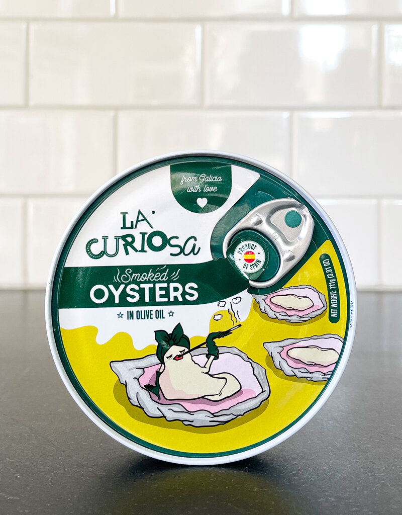 FishNook Tinned Seafood Co. La Curiosa Lightly Smoked Oysters in Olive Oil
