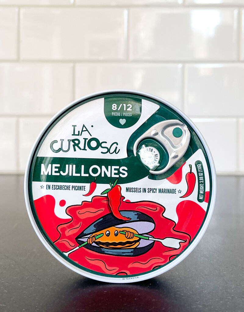 FishNook Tinned Seafood Co. La Curiosa Spicy Galician Mussels in Escabeche