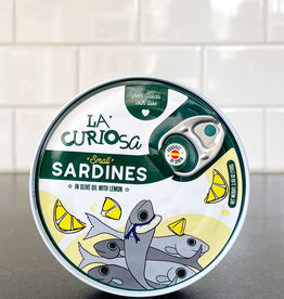 FishNook Tinned Seafood Co. La Curiosa Small Sardines In Olive Oil With Lemon